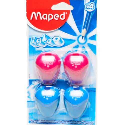 Maped Sharpner 1Hole Igloo - (4 Pcs) - Al Masam Stationery LLC Main image