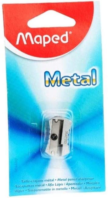 Maped Sharpner 1Hole Metal Classic Blister - Al Masam Stationery LLC Main image