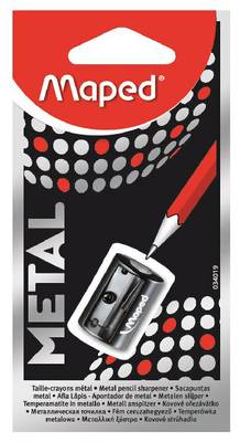 Maped Sharpner 1Hole Metal Satelite Blister Pack - Al Masam Stationery LLC Main image