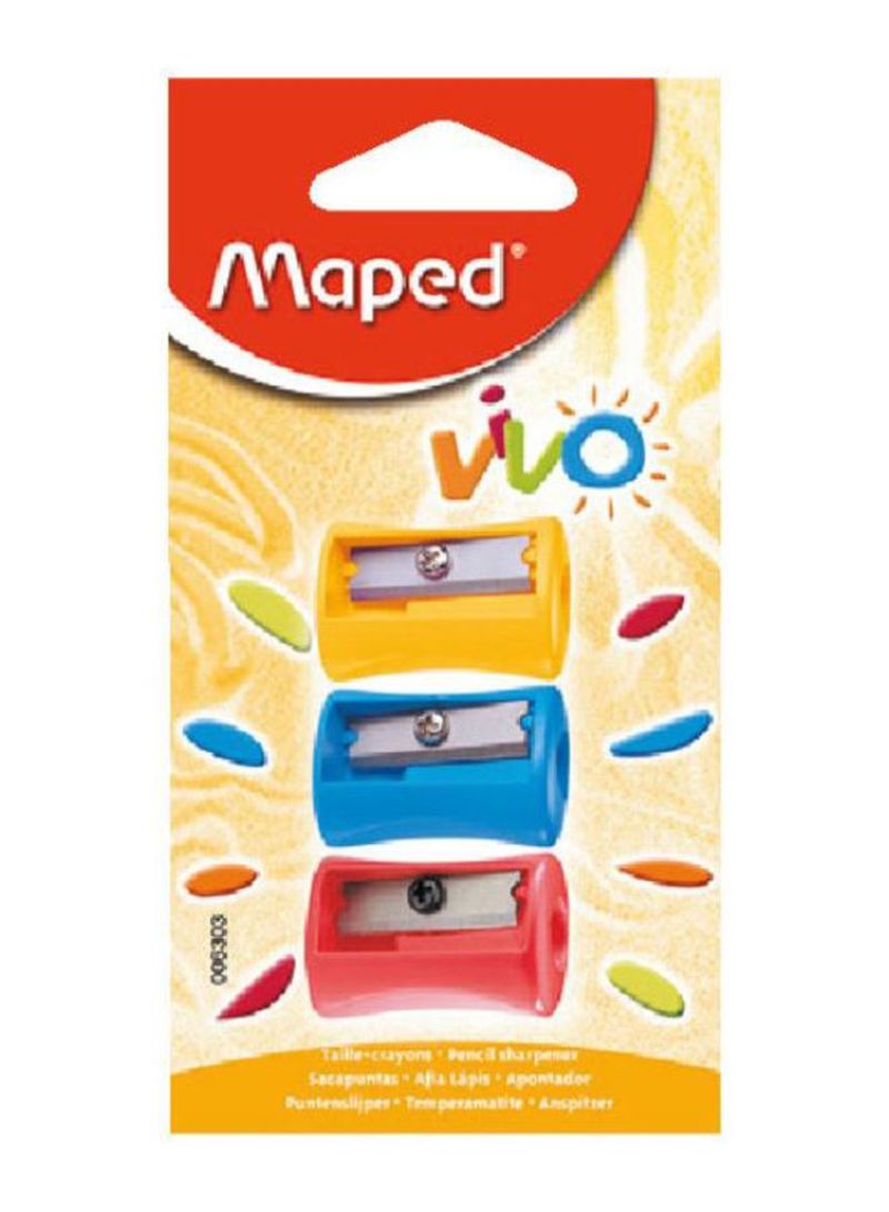 Maped Sharpner 1Hole Vivo Blister Pack - Al Masam Stationery LLC Main image