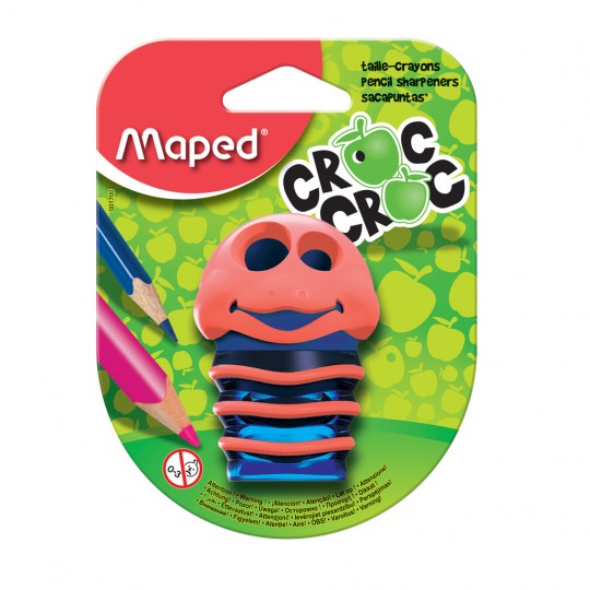 Maped Sharpner 2Hole Croc Croc Blister - Al Masam Stationery LLC Main image