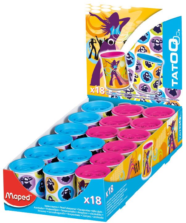 Maped Sharpner 2Hole Can - Al Masam Stationery LLC Main image