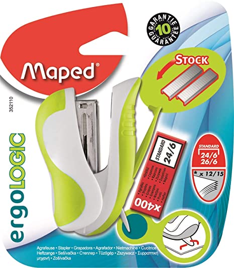 Maped Stapler 26/6 Mini Erglogic - Al Masam Stationery LLC Main image