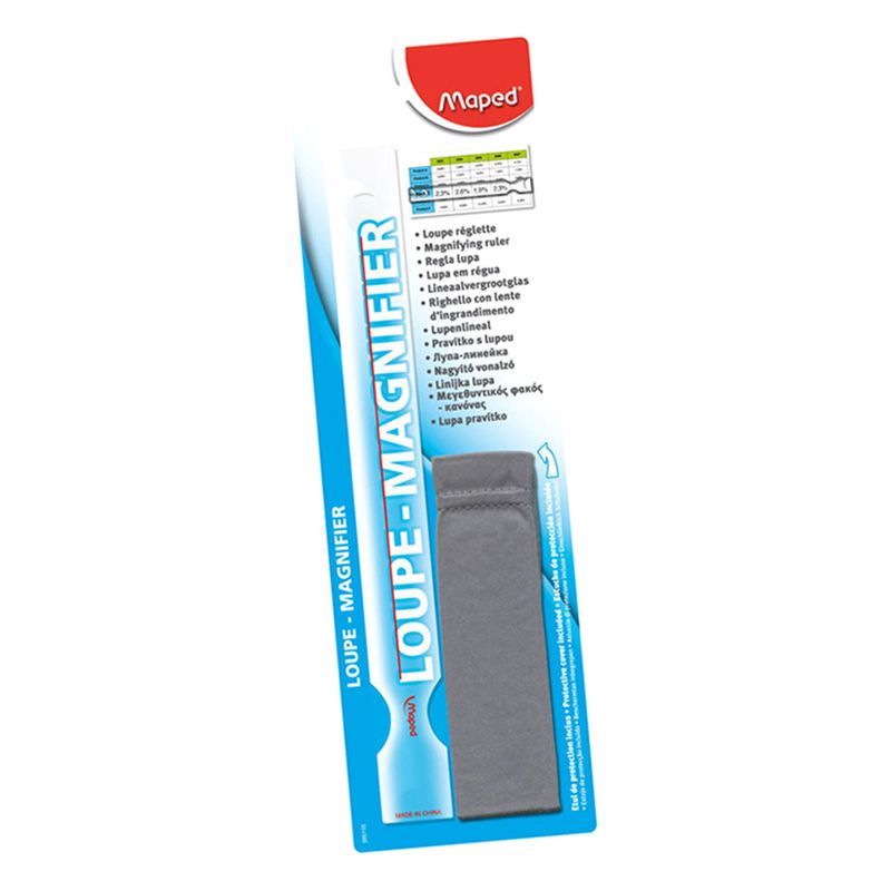 Maped Magnifier Ruler 20cm - Al Masam Stationery LLC Main image