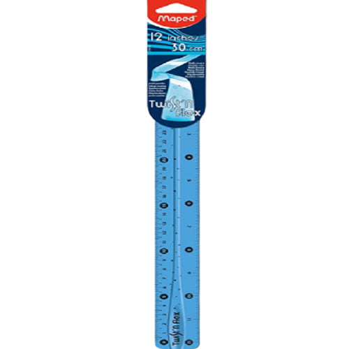 Maped Ruler 30cm/12inch Twist N Flex - Al Masam Stationery LLC Main image
