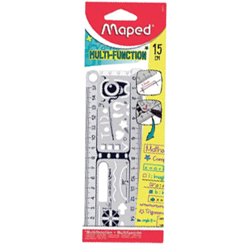 Maped Ruler Geonotes multi-function 15cm - Al Masam Stationery LLC Main image