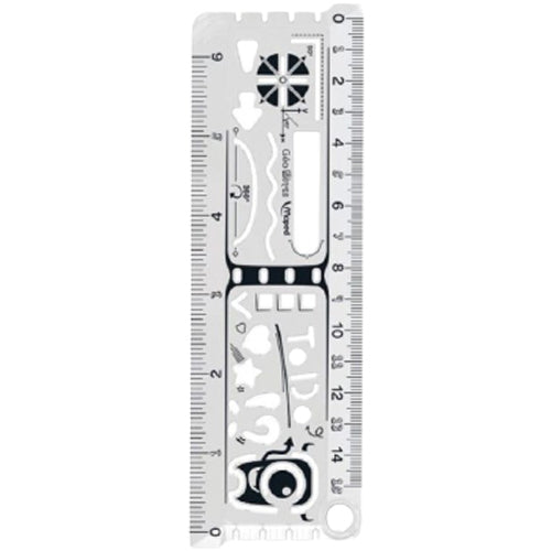Maped Ruler Geonotes multi-function 15cm/6inch - Al Masam Stationery LLC Main image
