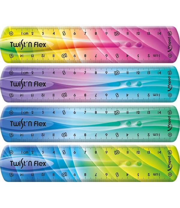 Maped Ruler Twist N Flex Decor 15cm - Al Masam Stationery LLC Main image