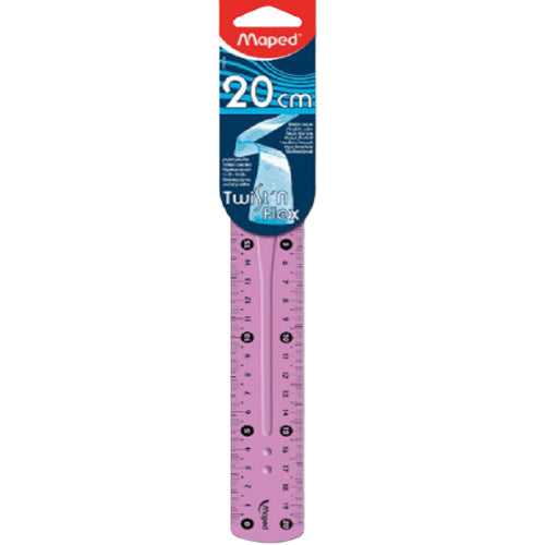 Maped Ruler Twist N Flex Decor 20cm - Al Masam Stationery LLC Main image