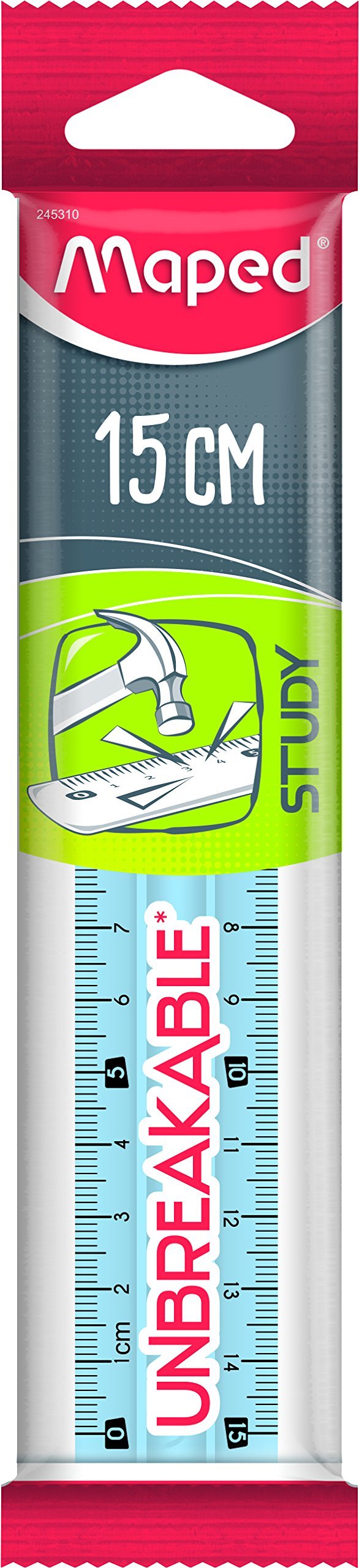 Maped Unbreakable Study Ruler 15cm - Al Masam Stationery LLC Main image