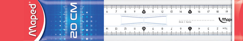 Maped Ruler 20cm Essentials Grip - Al Masam Stationery LLC Main image