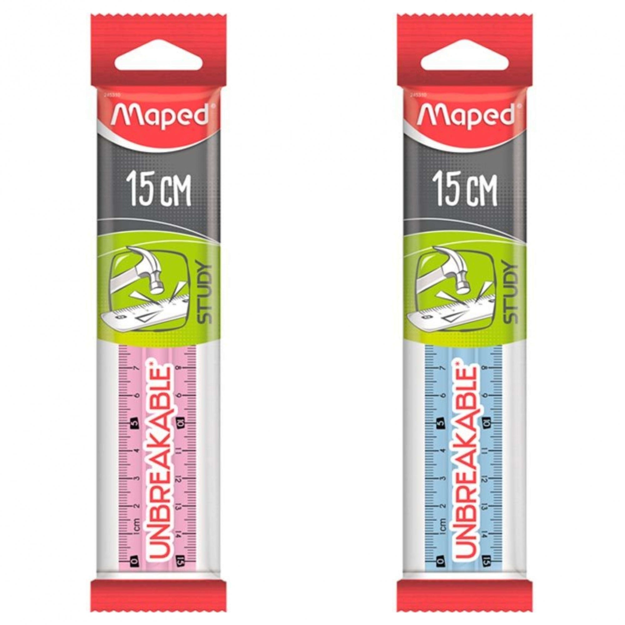 Maped Ruler Study Unbreakable 15cm - Al Masam Stationery LLC