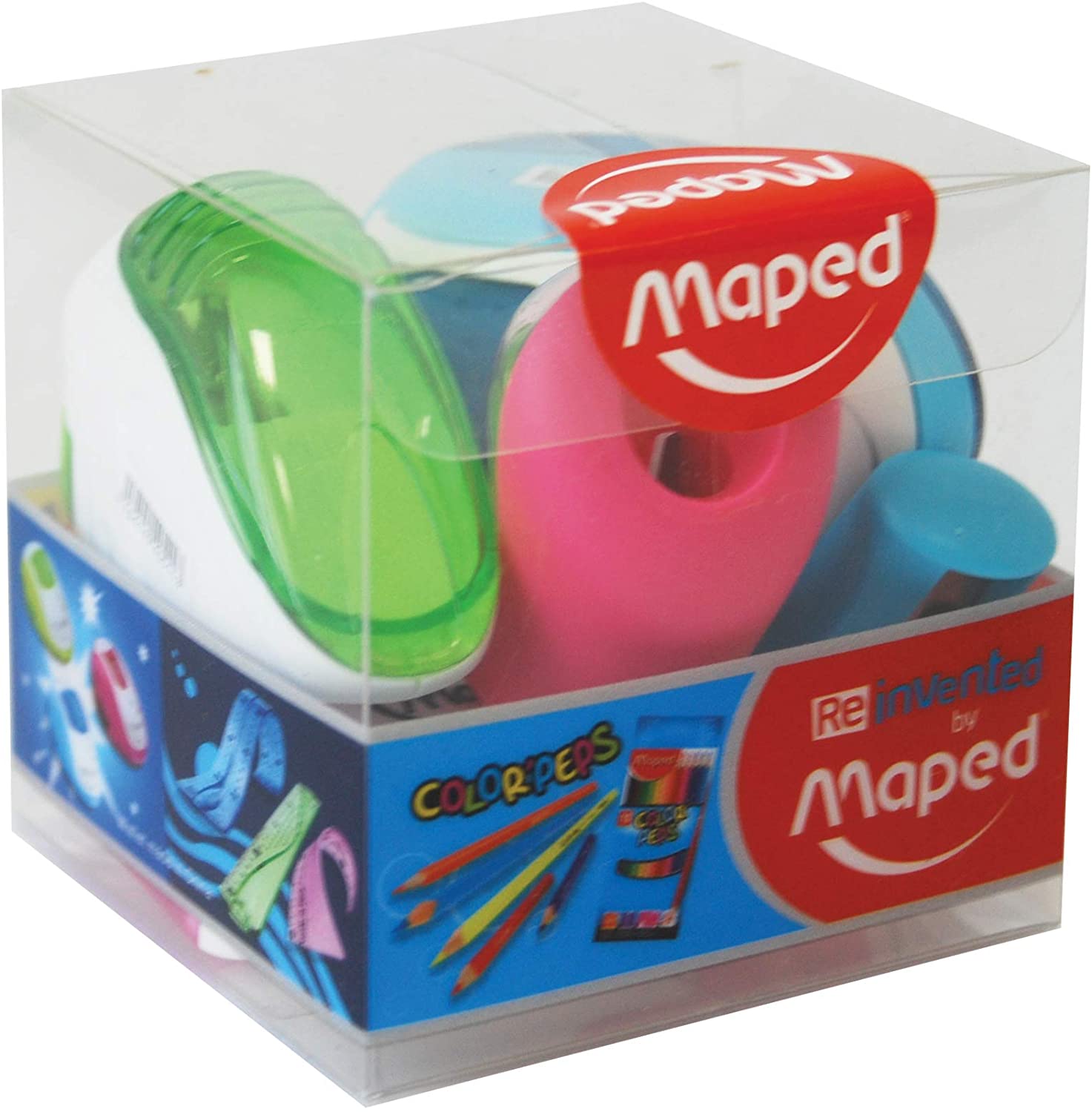 Maped BT-Sharpeners Assorted 5Pcs - Al Masam Stationery LLC Main image
