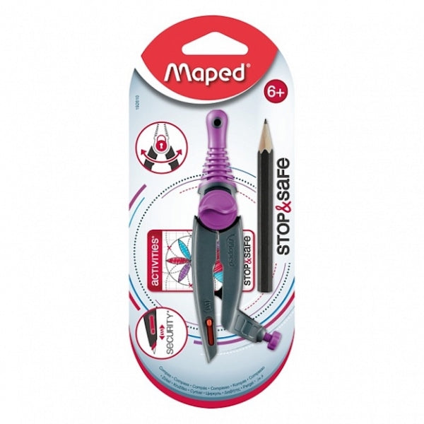 Maped Com Stop and Safe Compass Divider - Al Masam Stationery LLC Main image