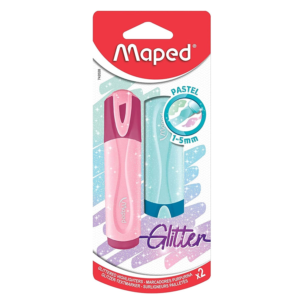 Maped Harry pastel Glitter Highlighter Pack - Al Masam Stationery LLC Main image