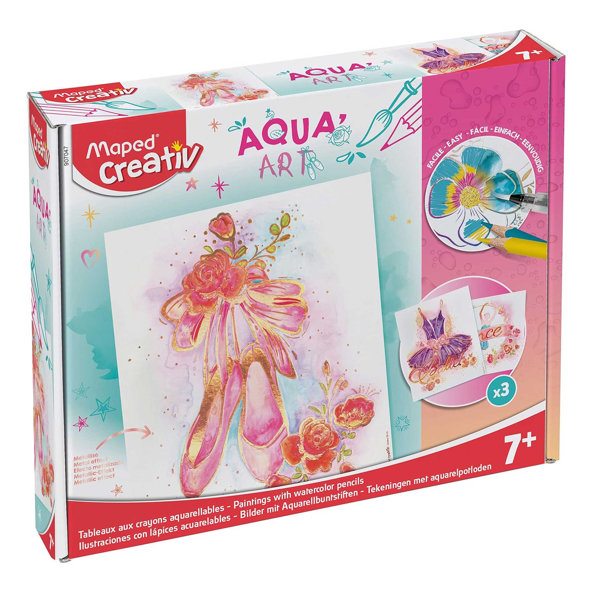 Maped Creative Watercolor Set Aqua Art Dance - Al Masam Stationery LLC Main image