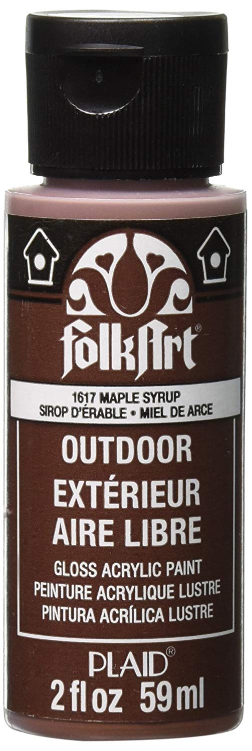 Folkart Outdoor Brush On - Maple Syrup  2 Oz. - Al Masam Stationery LLC