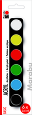 Marabu Acrylic Paints Set Basic - MRU 1210000000203 - Al Masam Stationery LLC