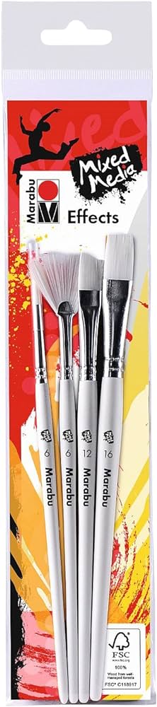Marabu Effects Brush Set - Al Masam Stationery LLC Main image