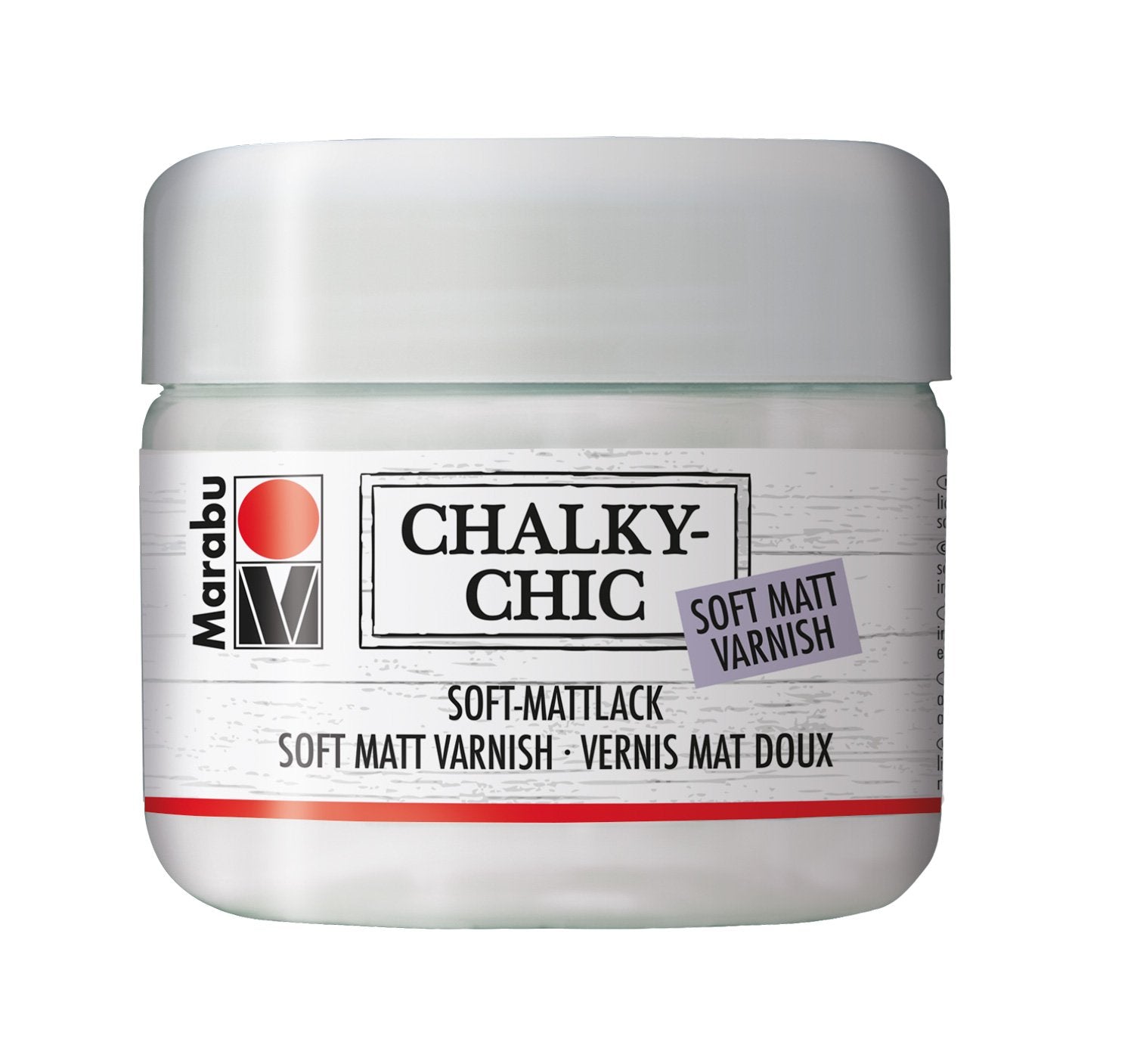 Marabu Chalky-Chic Soft Matt Varnish 851, 225Ml - Al Masam Stationery LLC Main image
