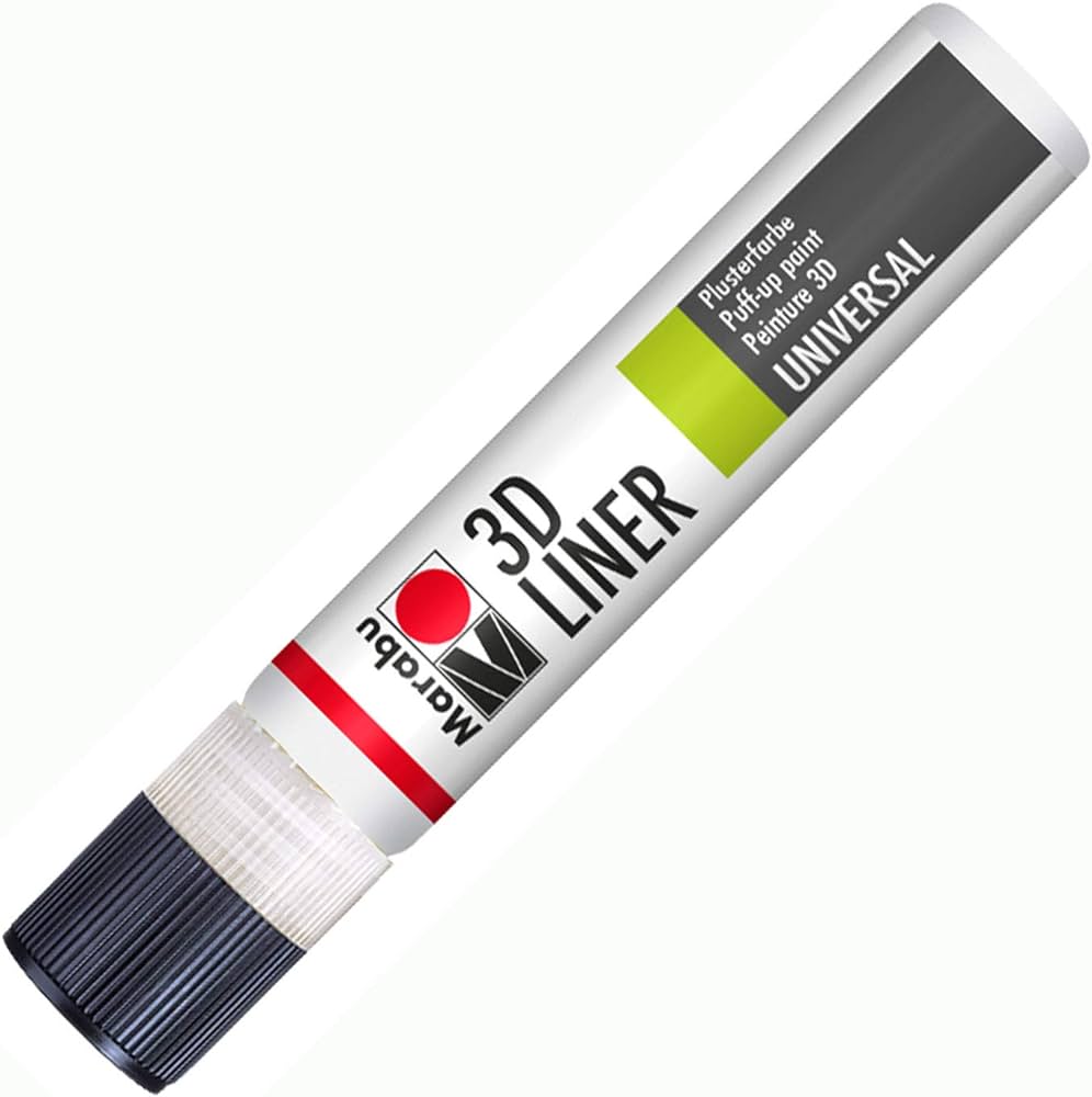 Marabu 3D-Liner, 670 3D-White, 25 Ml - Al Masam Stationery LLC Main image