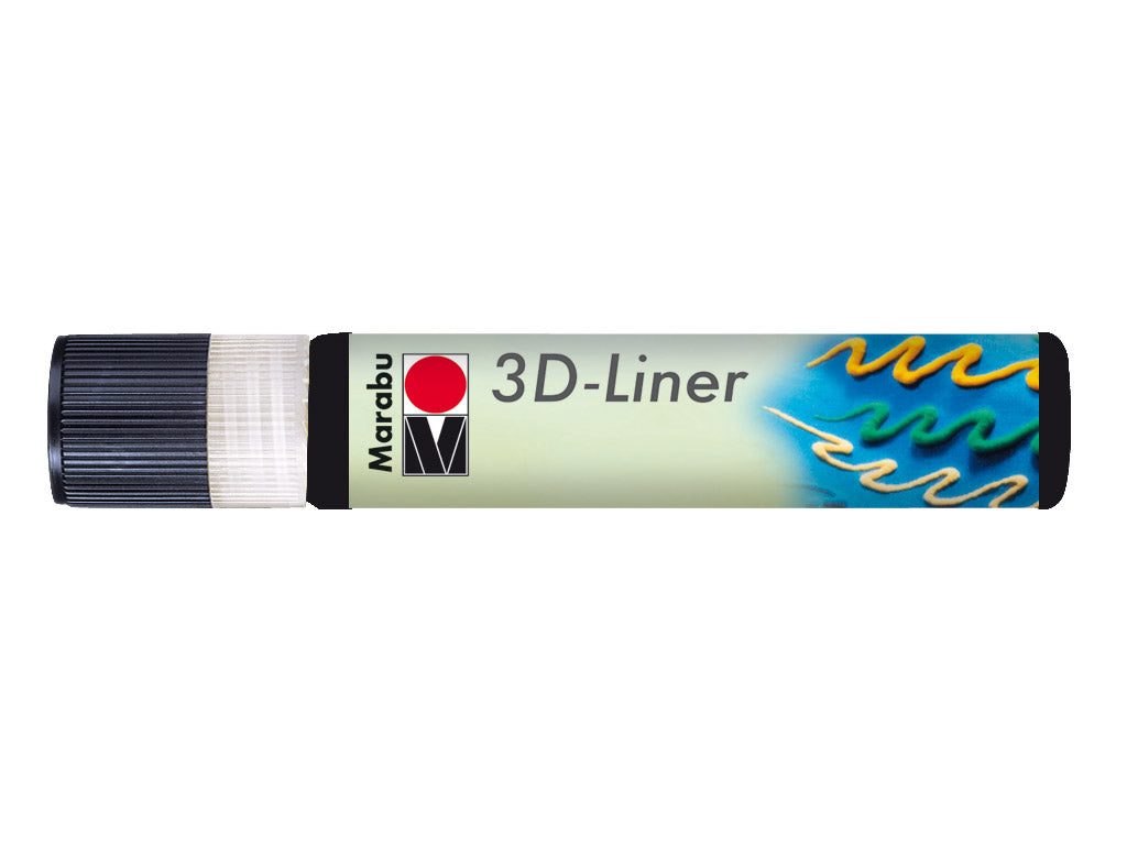 Marabu 3D-Liner, 673 3D-Black, 25 Ml - Al Masam Stationery LLC Main image