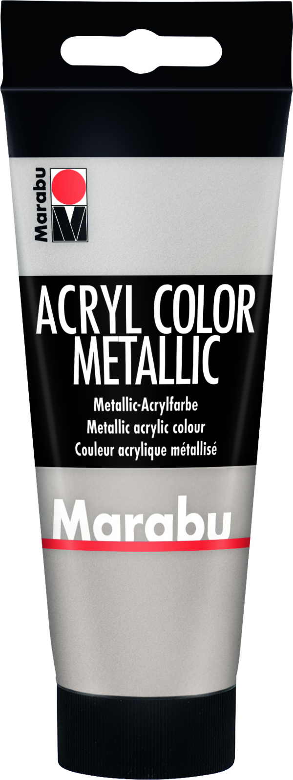 Marabu Acryl Color, 082 Silver, 100 Ml - Al Masam Stationery LLC Main image