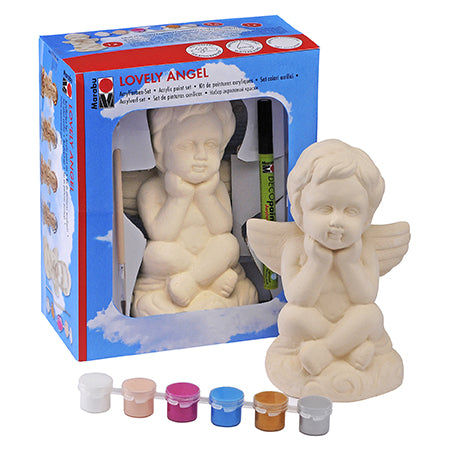 Marabu Acrylic Paint Set Lovely Angel - Al Masam Stationery LLC Main image
