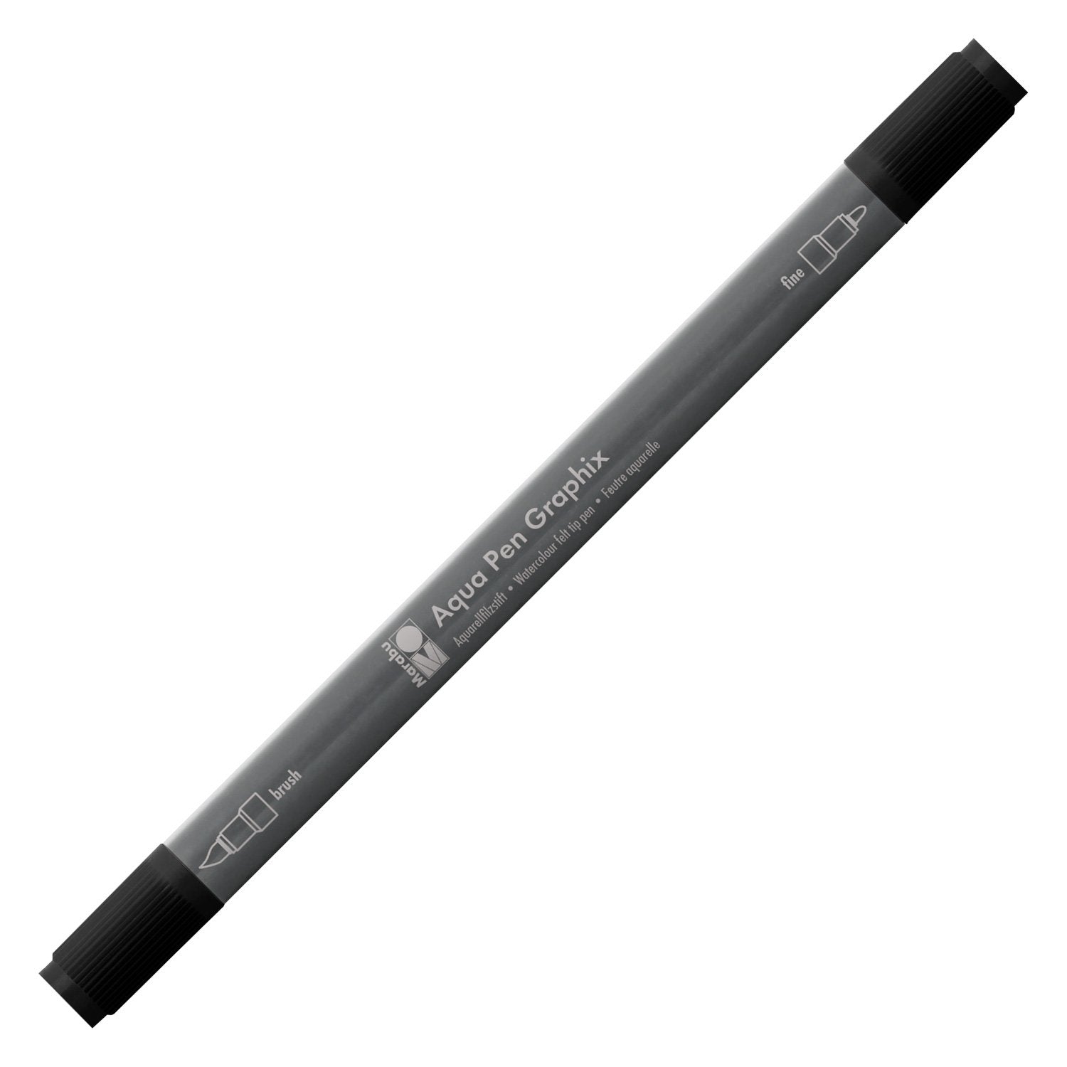 Marabu Aqua Pen Graphix, Black 073 - Al Masam Stationery LLC Main image
