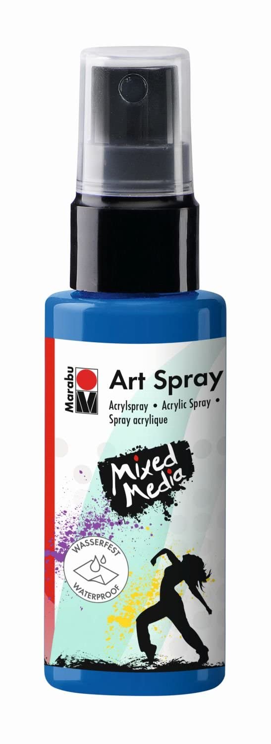Marabu Art Spray, 057 Gentian, 50 Ml - Al Masam Stationery LLC Main image