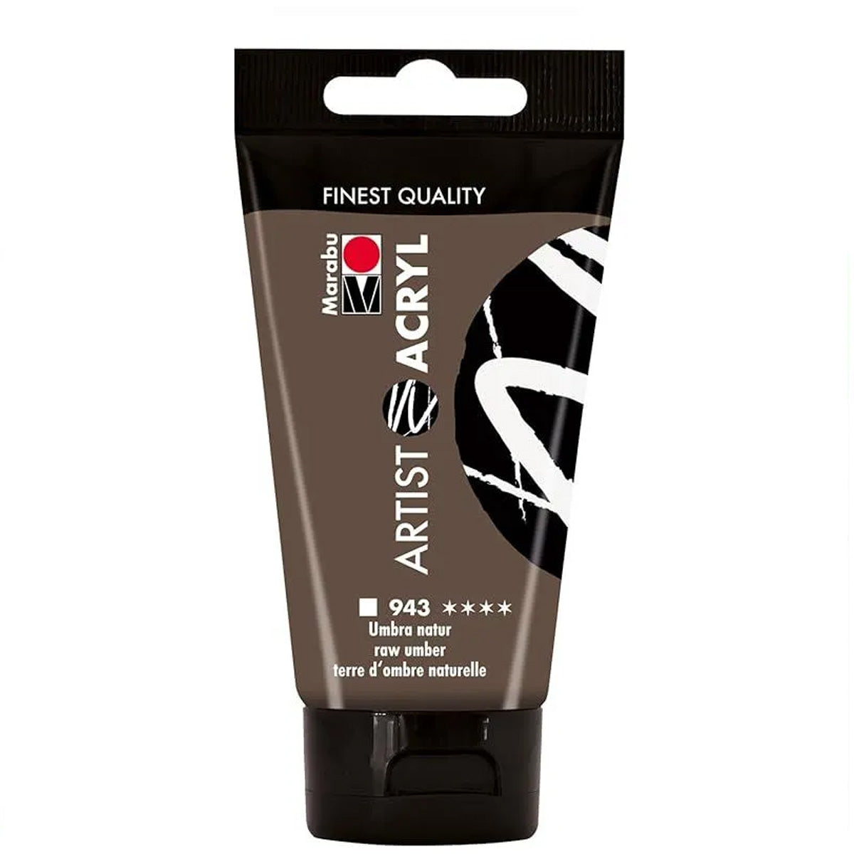 Marabu Artist Acryl, 943 Raw Umber, 75 Ml - Al Masam Stationery LLC Main image