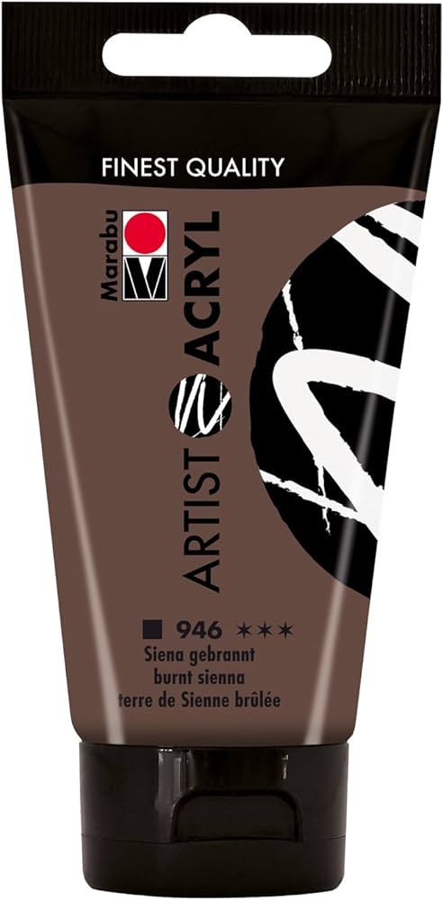 Marabu Artist Acryl, 948 Burnt Umber, 75 Ml - Al Masam Stationery LLC Main image