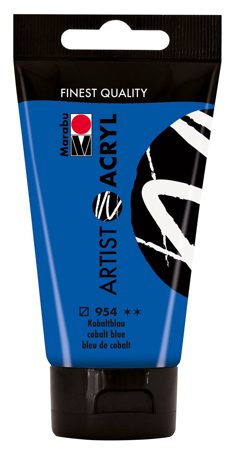 Marabu Artist Acryl, 954 Cobalt Blue, 75 Ml - Al Masam Stationery LLC Main image