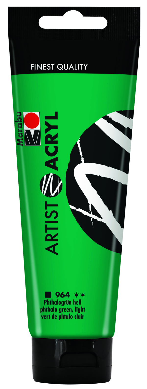 Marabu Artist Acryl, 964 Phthalo Green,  Light, 75 Ml - Al Masam Stationery LLC Main image