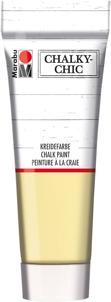 Marabu Chalky-Chic, 112 Pastel Yellow, 100 Ml - Al Masam Stationery LLC Main image
