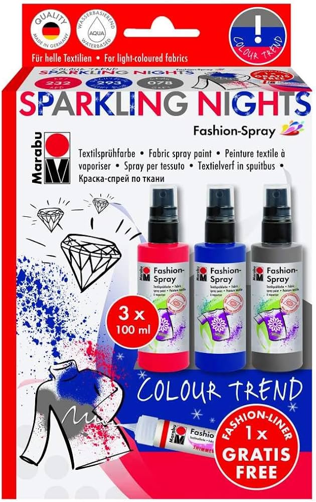Marabu Colour Trend-Set Sparkling Nights - Al Masam Stationery LLC Main image