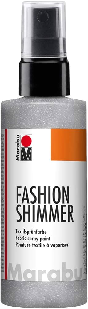 Marabu Fashion-Shimmer, 581 Shimmer-Silver, 100 Ml - Al Masam Stationery LLC Main image