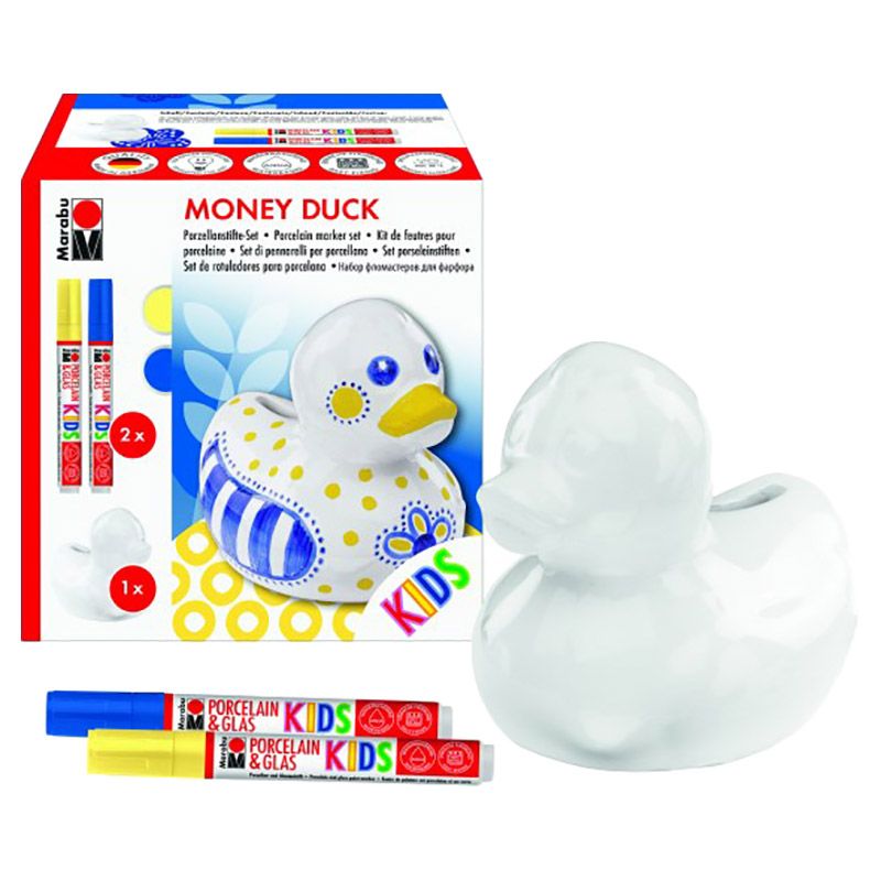 Marabu Money Box Set Money Duck - Al Masam Stationery LLC Main image