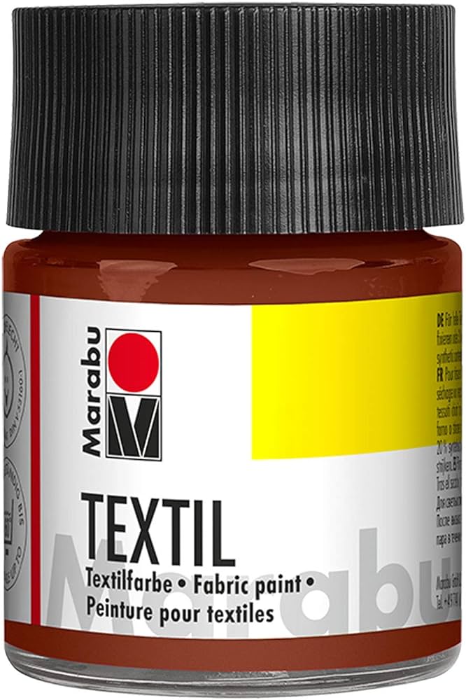 Marabu Textil, 040 Medium Brown, 50 Ml - Al Masam Stationery LLC Main image