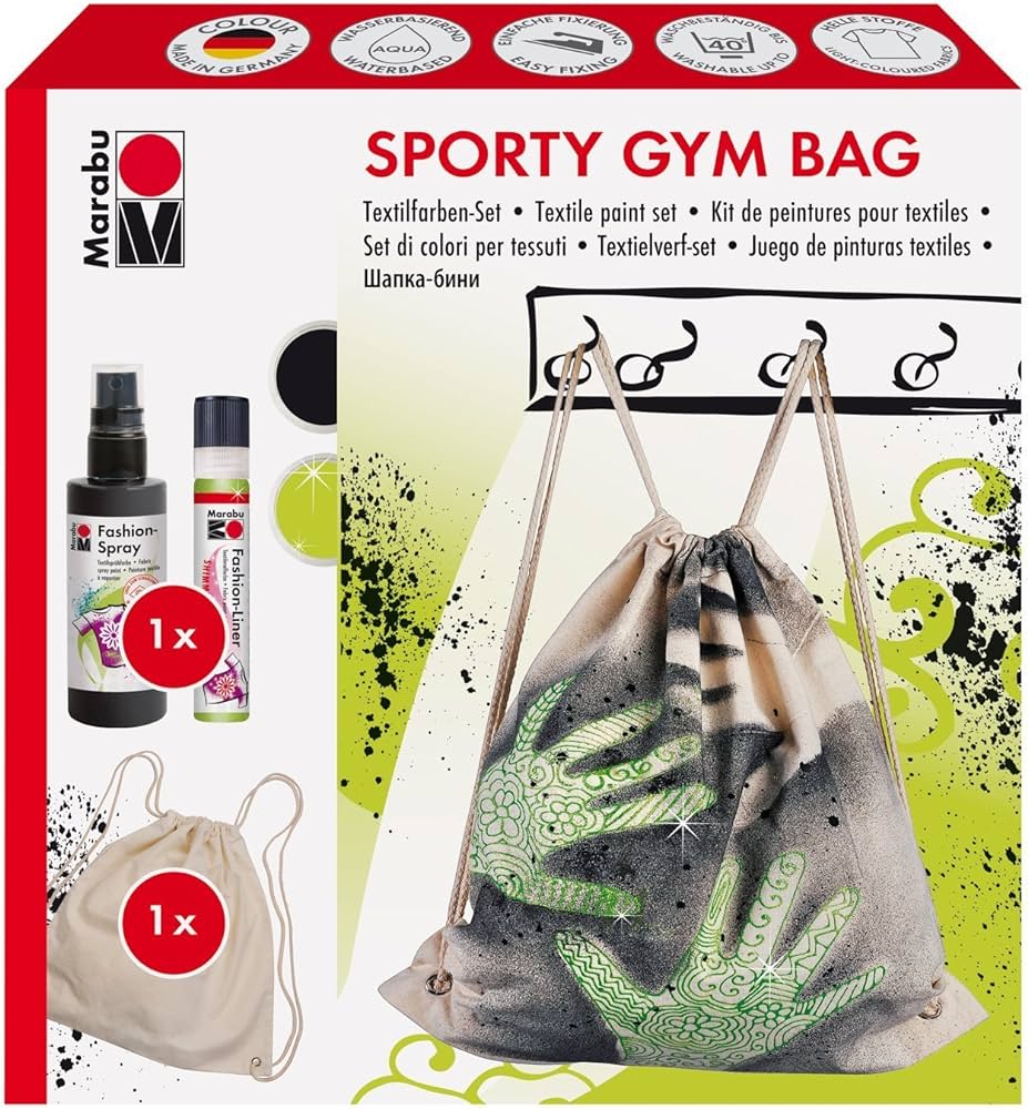 Marabu Creative-Set Sporty Gym Bag - Al Masam Stationery LLC