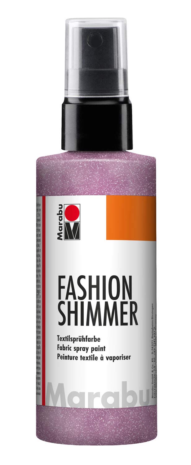 Marabu Fashion-Shimmer, 534 Shimmer-Rose Pink, 100 Ml - Al Masam Stationery LLC Main image