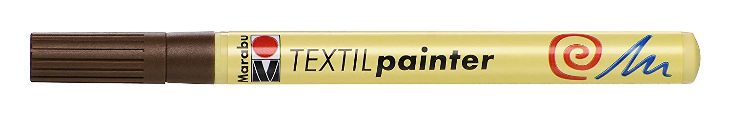 Marabu Textil Painter, 046 Medium Brown, 1 - 2 Mm - Al Masam Stationery LLC Main image