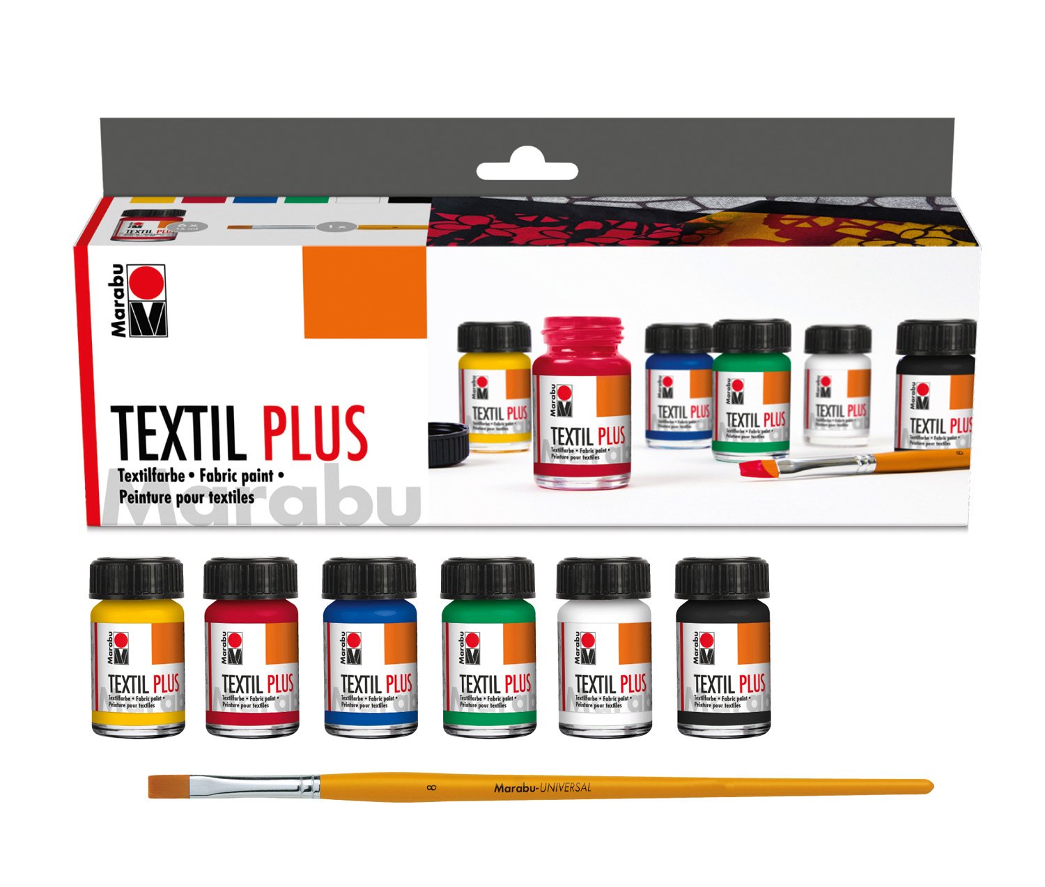 Marabu Textil Plus Assortment - Al Masam Stationery LLC Main image