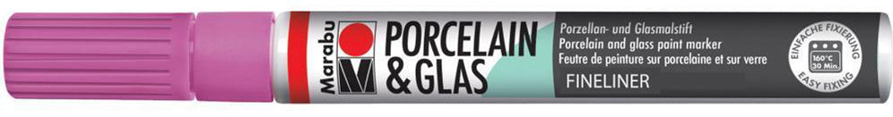 Marabu Porcelain & Glas Painter, 005 Raspberry, 0.8 Mm - Al Masam Stationery LLC Main image