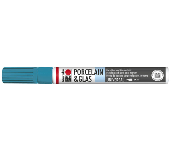 Marabu Porcelain & Glas Painter, 092 Petrol, 0.8Mm - Al Masam Stationery LLC Main image