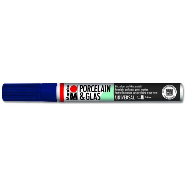 Marabu Porcelain & Glas Painter, 293 Night Blue, 2 - 4 Mm - Al Masam Stationery LLC