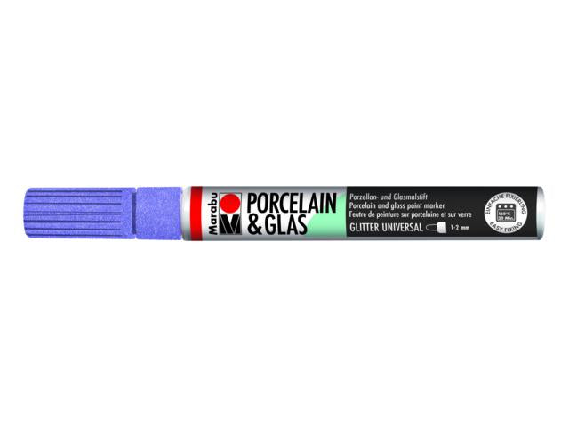 Marabu Porcelain & Glas Painter, 507 Glitter-Lavendel, 1 - 2 Mm - Al Masam Stationery LLC