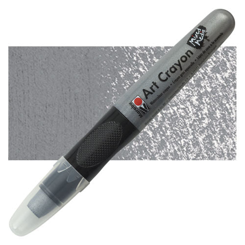 Marabu Art Crayon, 082 Silver - Al Masam Stationery LLC