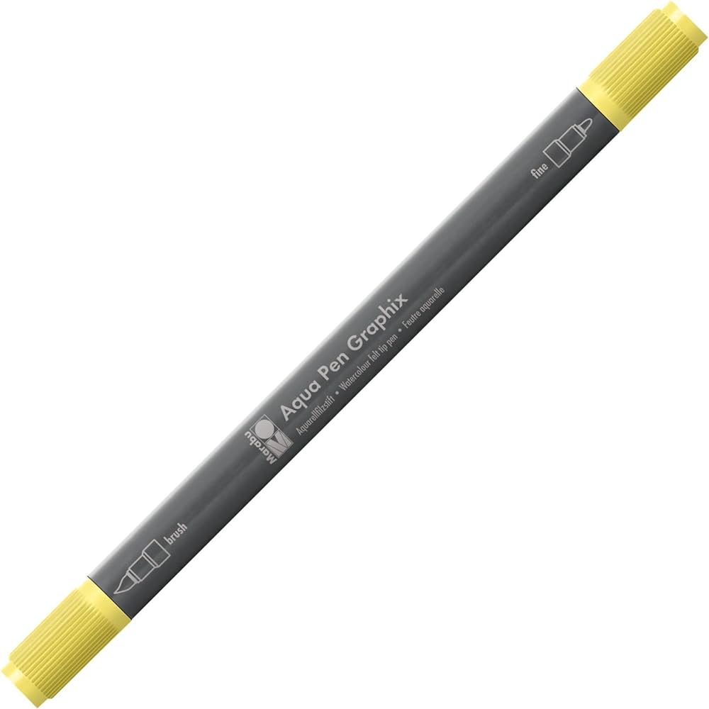 Marabu Aqua Pen Graphix, Lemon 020 - Al Masam Stationery LLC Main image