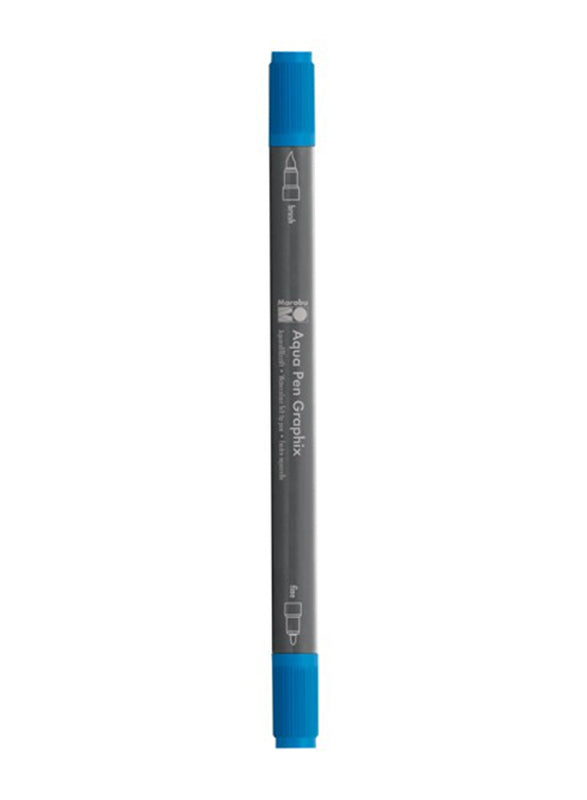 Marabu Aqua Pen Graphix, Medium Blue 052 - Al Masam Stationery LLC Main image